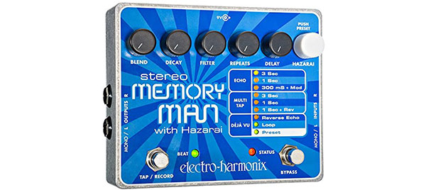 Electro-Harmonix Stereo Memory Man with Hazarai Delay Looper Pedal – When a Compromise Works Out Extremely Well