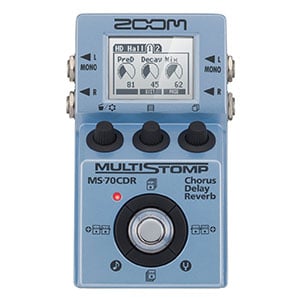 Zoom MS-70CDR MultiStomp Chorus/Delay/Reverb Pedal – Versatility At Its Finest