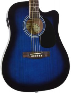 Jameson Guitars Blue Full Size Thinline-body