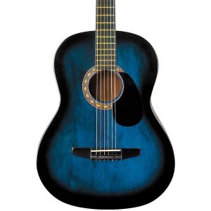 Rogue Starter Acoustic Guitar Blue Burst-body