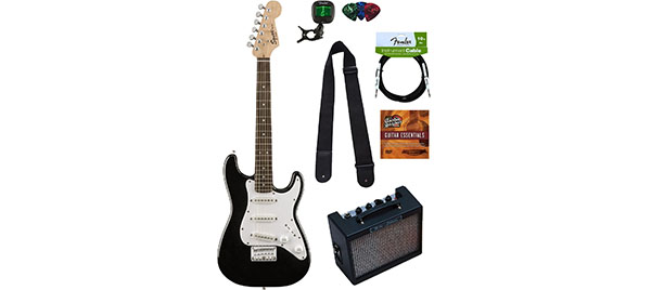 Squier Mini Strat Pack Review – A Budget Bundle That’s Cool for Kids!