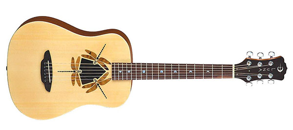 Luna Safari Series Dragonfly Review – The Guitar with the Dragonfly Tattoo!