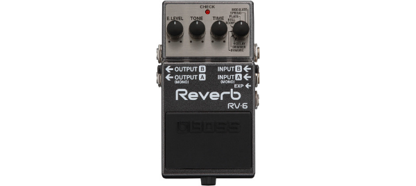 Boss RV-6 Digital Stereo Reverb: Rack-Mount Reverb in a Foot Pedal